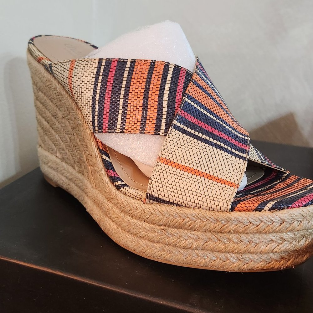 Nib Charles By Charles David Woven Wedge - image 1